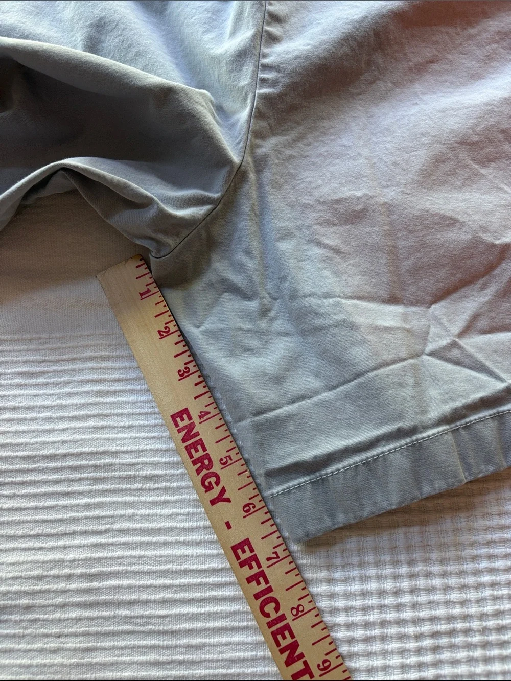 Tommy Hilfiger Light Gray Cotton Chino Shorts - Picture 3 of 4